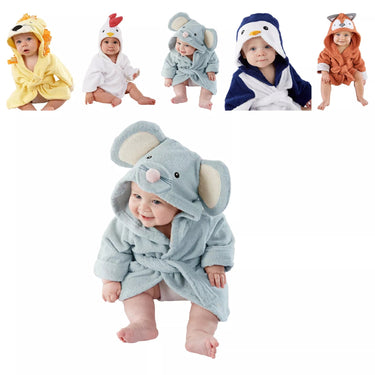 SnuggleWrap Babybadjas | Zacht, absorberend katoen voor baby's 0-6 – Heerlijk warm en knus na het bad 1